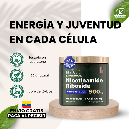 NAD+ Resveratrol x 80 Cápsulas